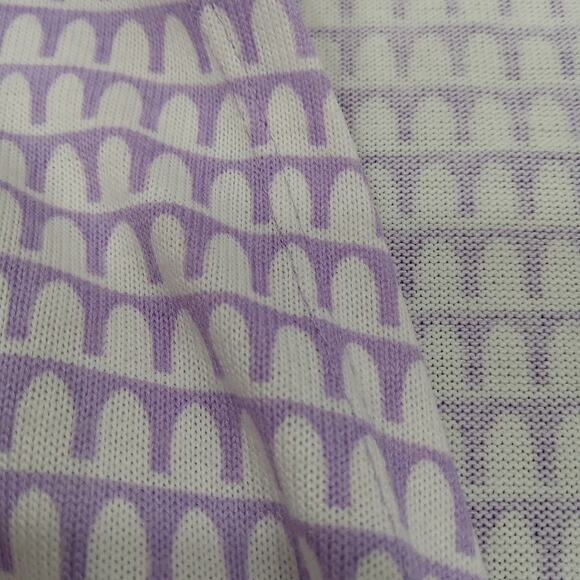 LuLaRoe Womens Violet/White SOFT KNIT Long Open Cardigan POCKETS Medium Nwot - Picture 7 of 9